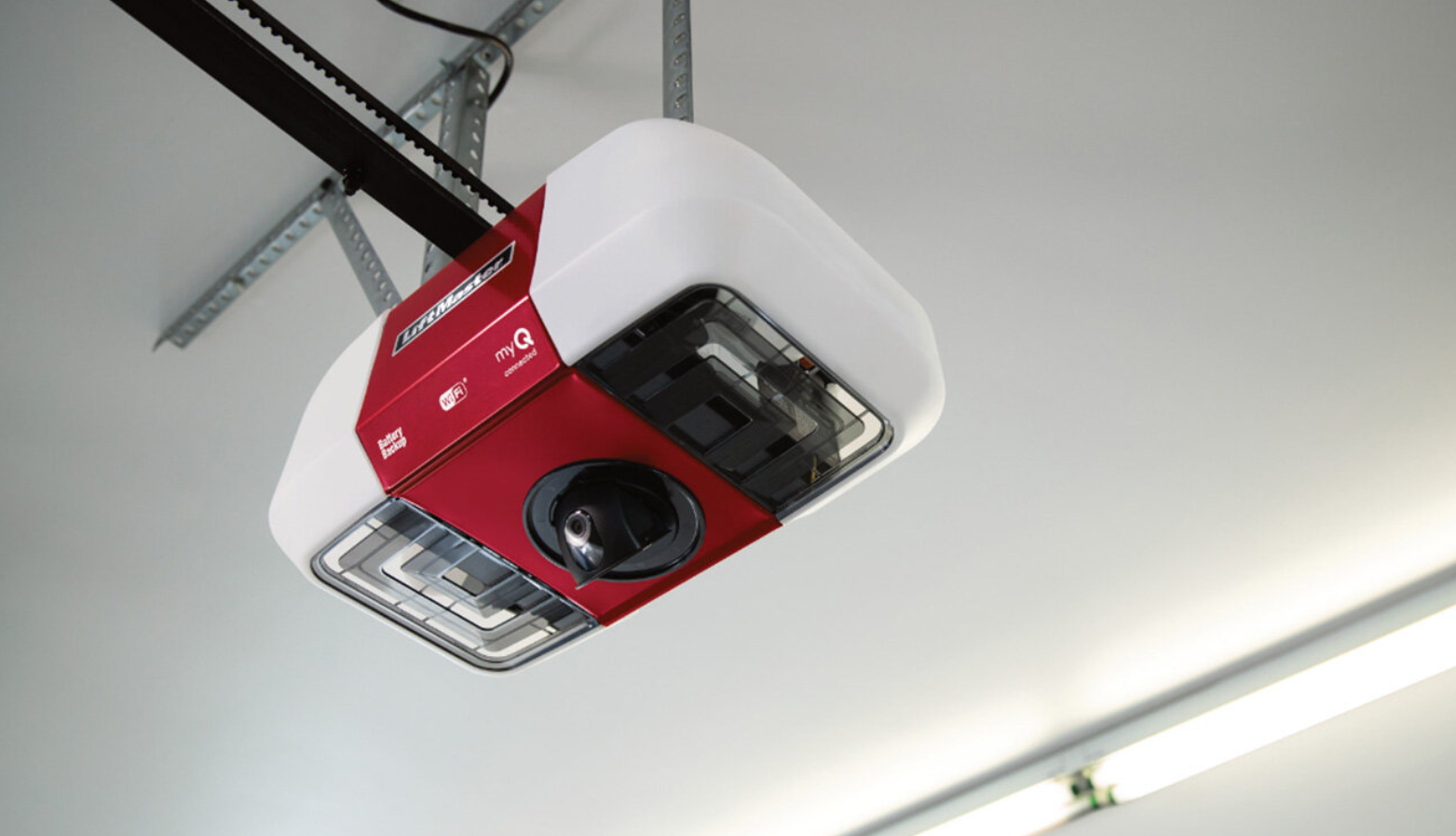 a photo of a garage door opener.